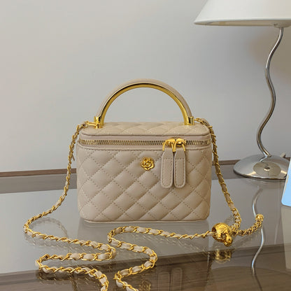 Cross-border diamond lattice chain handbag bag women's autumn new personality box bag foreign casual shoulder crossbody bag